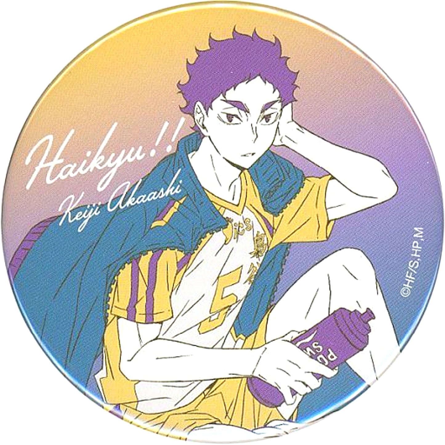 Keiji Akaashi Haikyu!! Button A Character Color Shokichi Luck Test! Mikuji Off Shot x Color Vol. 2 [USED]