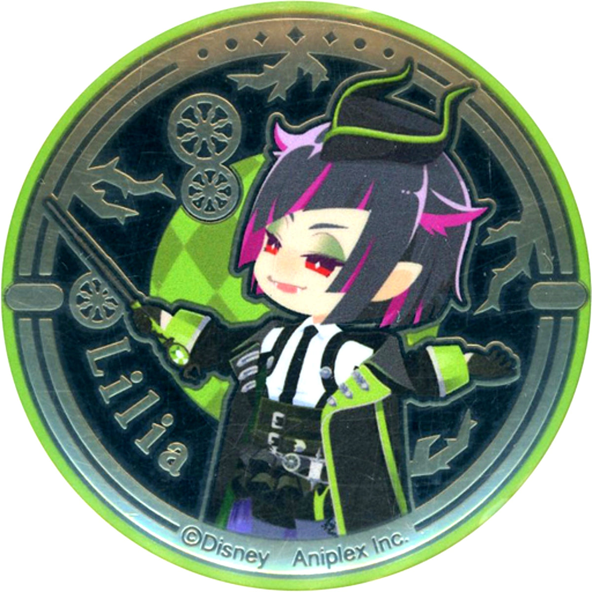 Lilia Vanrouge Dormitory Uniform Ver. Disney Twisted-Wonderland Relief Metal Button Collection [USED]