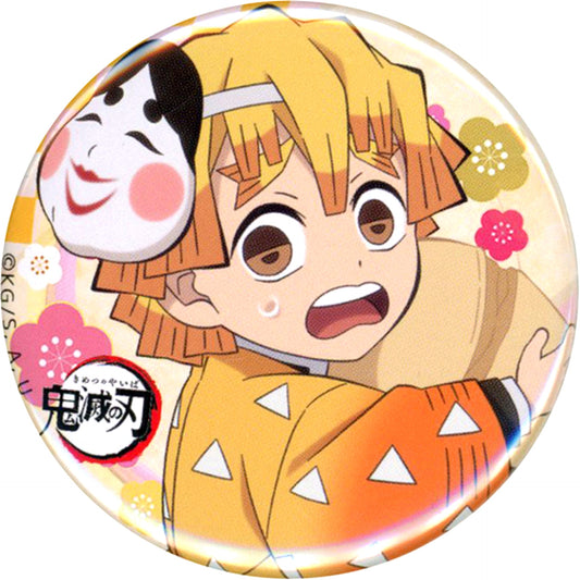 Zenitsu Agatsuma Demon Slayer: Kimetsu no Yaiba Random Button x ufotable Cafe x Machi Asobi CAFE Setsubun Event 2023 [USED]