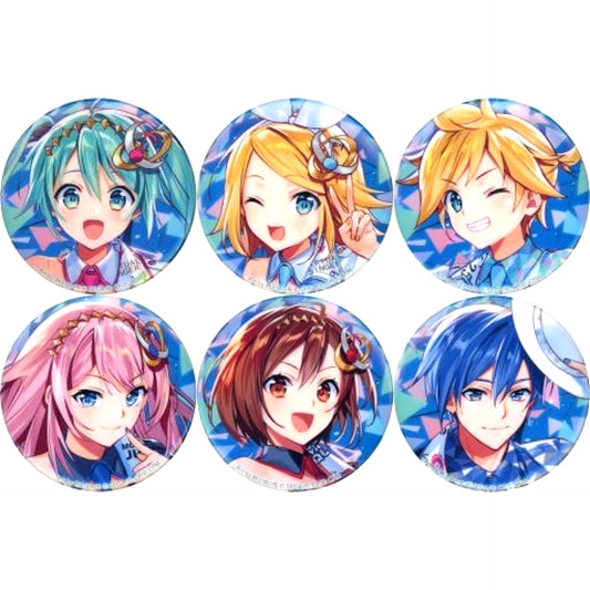 Set of 6 Project SEKAI COLORFUL STAGE! feat. Hatsune Miku Virtual Singer Button Collection Connect Live 2nd ANNIVERSARY SPECIAL STAGE [USED]