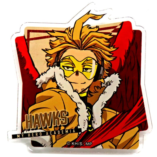 Hawks My Hero Academia MY HERO ACADEMIA Villain Awakens Rise of Heroes in JUMP SHOP Acrylic Stand Badge Collection [USED]