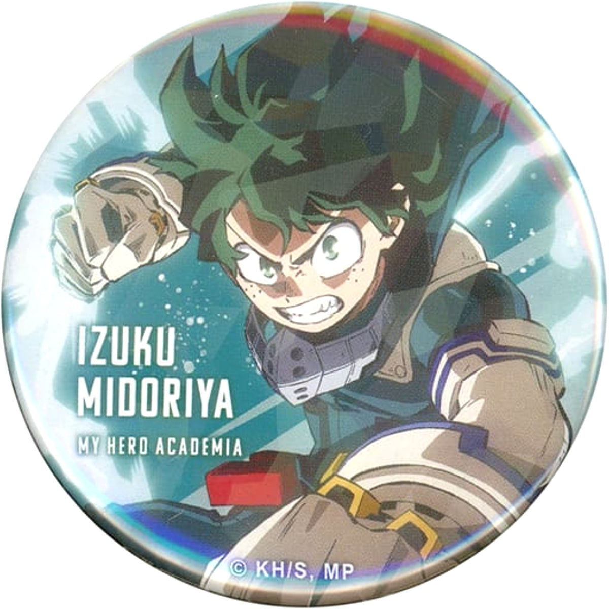 My Hero Academia Izuku Midoriya Hologram Can Badge Villain Awakens My Hero Academia Villain Awakens Rise of Heroes in Jump Shop Limited Buttons [USED]