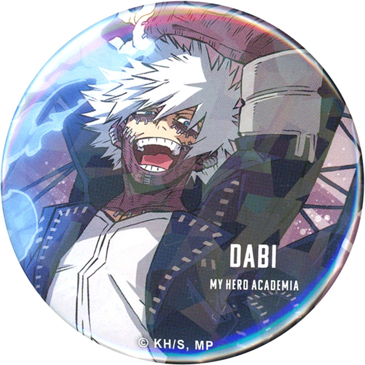 Dabi My Hero Academia MY HERO ACADEMIA Villain Awakens Rise of Heroes in JUMP SHOP Hologram Button Villain Awakens [USED]