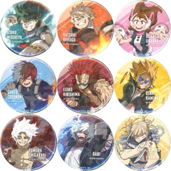 My Hero Academia Katsuki Bakugo & Others Hologram Can Badge Villain Awakens My Hero Academia Villain Awakens Rise of Heroes in Jump Shop Limited All 9 Types Set Buttons [USED]