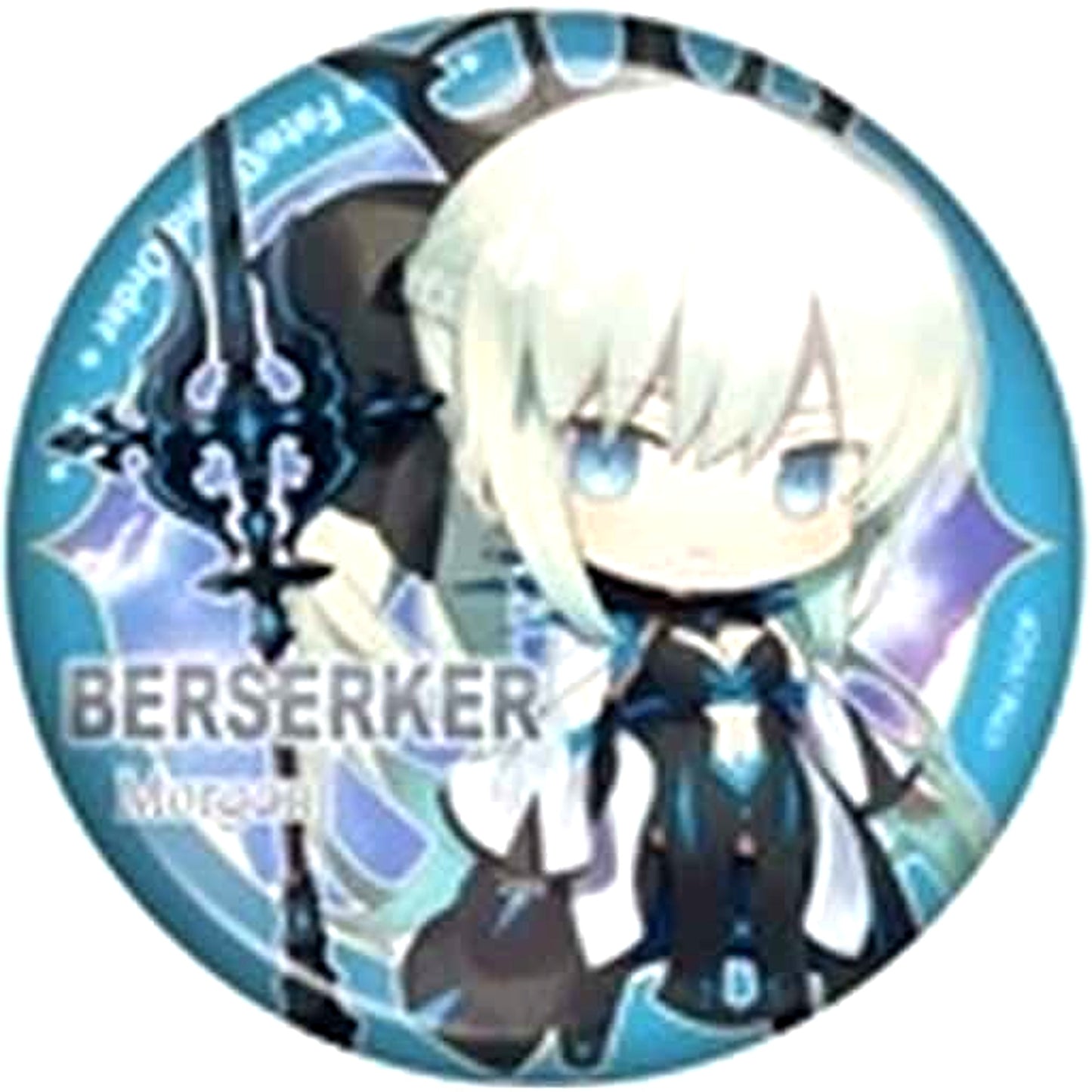 Fate/Grand Order Berserker Morgan CharaToria Can Badge Vol.7 No.09 [USED]