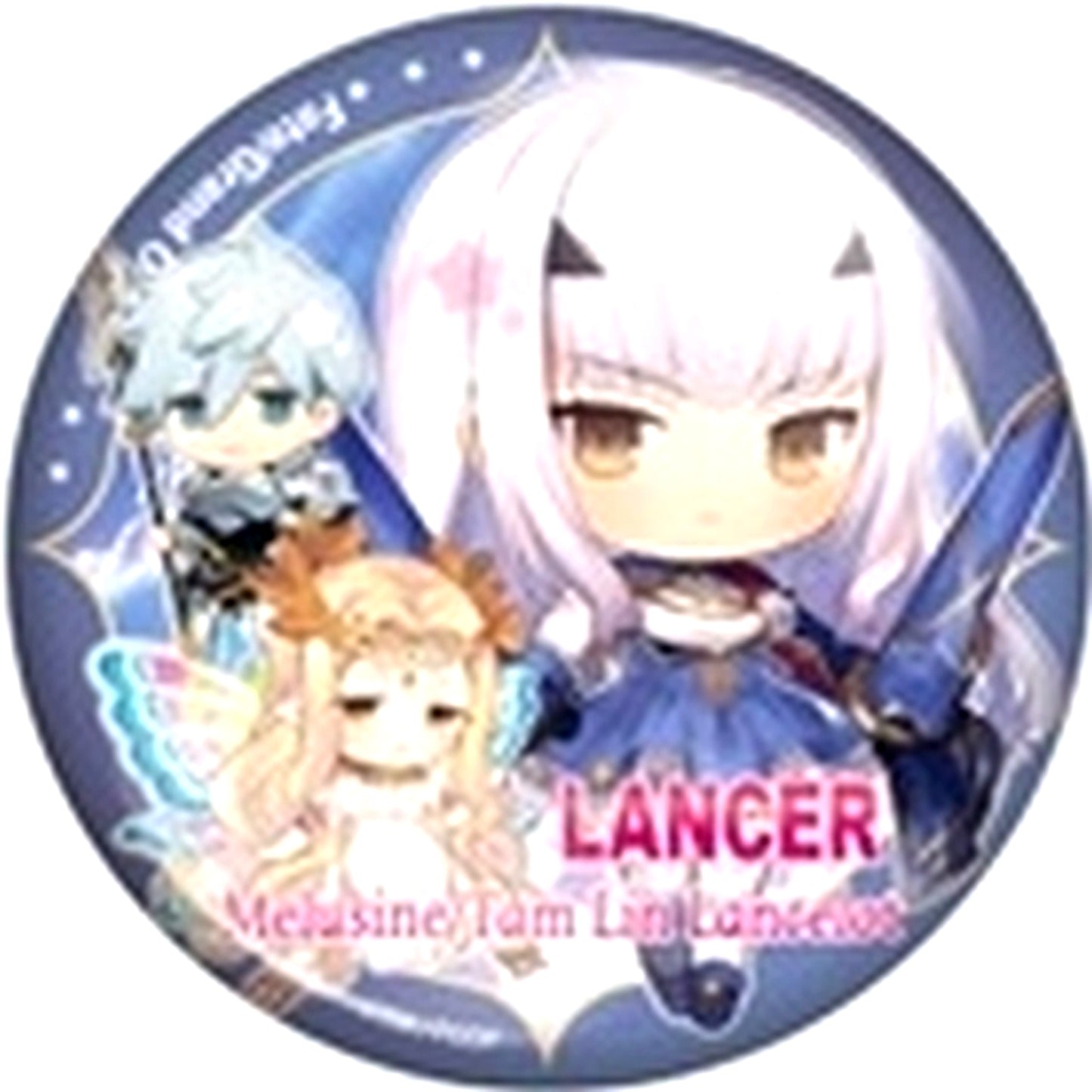 12 Lancer Melusine Fate/Grand Order Charatoria Button Vol 7 [USED]
