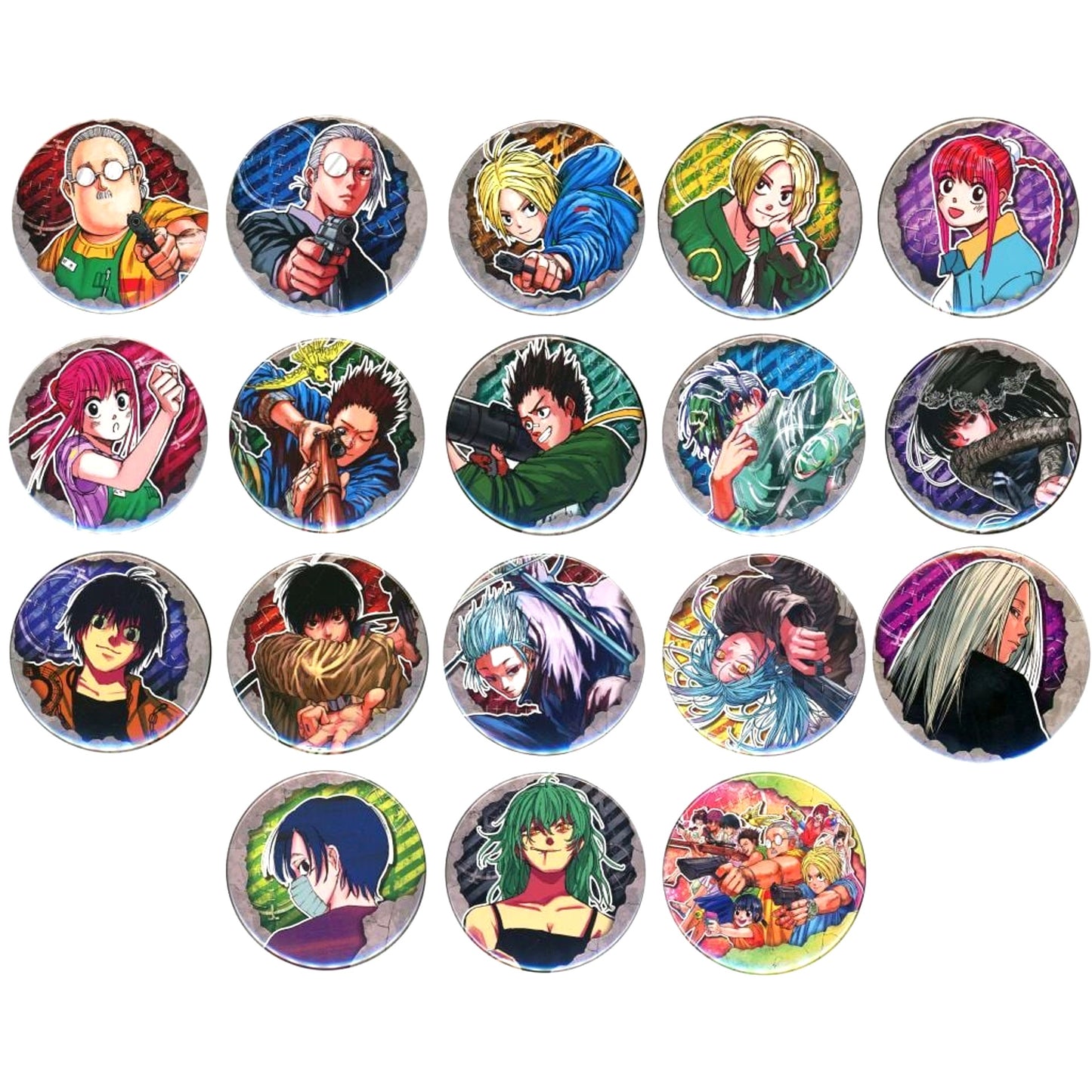 Set of 18 SAKAMOTO DAYS Collection Button Jump NEXT 11 FES Goods [USED]