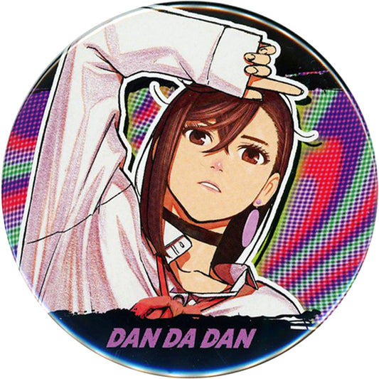 Momo Ayase - Text Pink Dandadan Collection Badge Jump NEXT 11 FES Goods [USED]