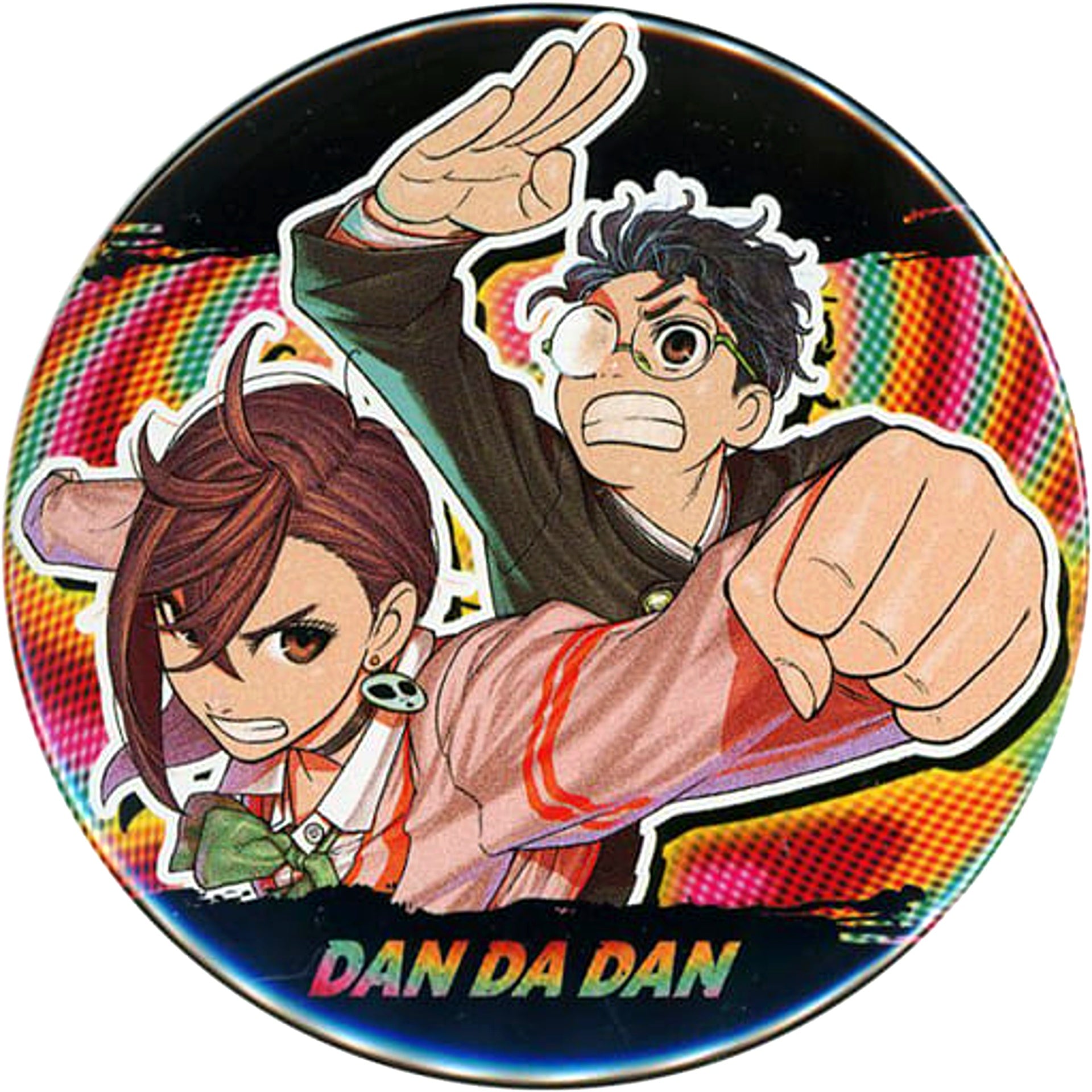 Dandadan Okarun Ken Takakura and Momo Ayase Pose Collection Button Jump NEXT 11FES Goods [USED]