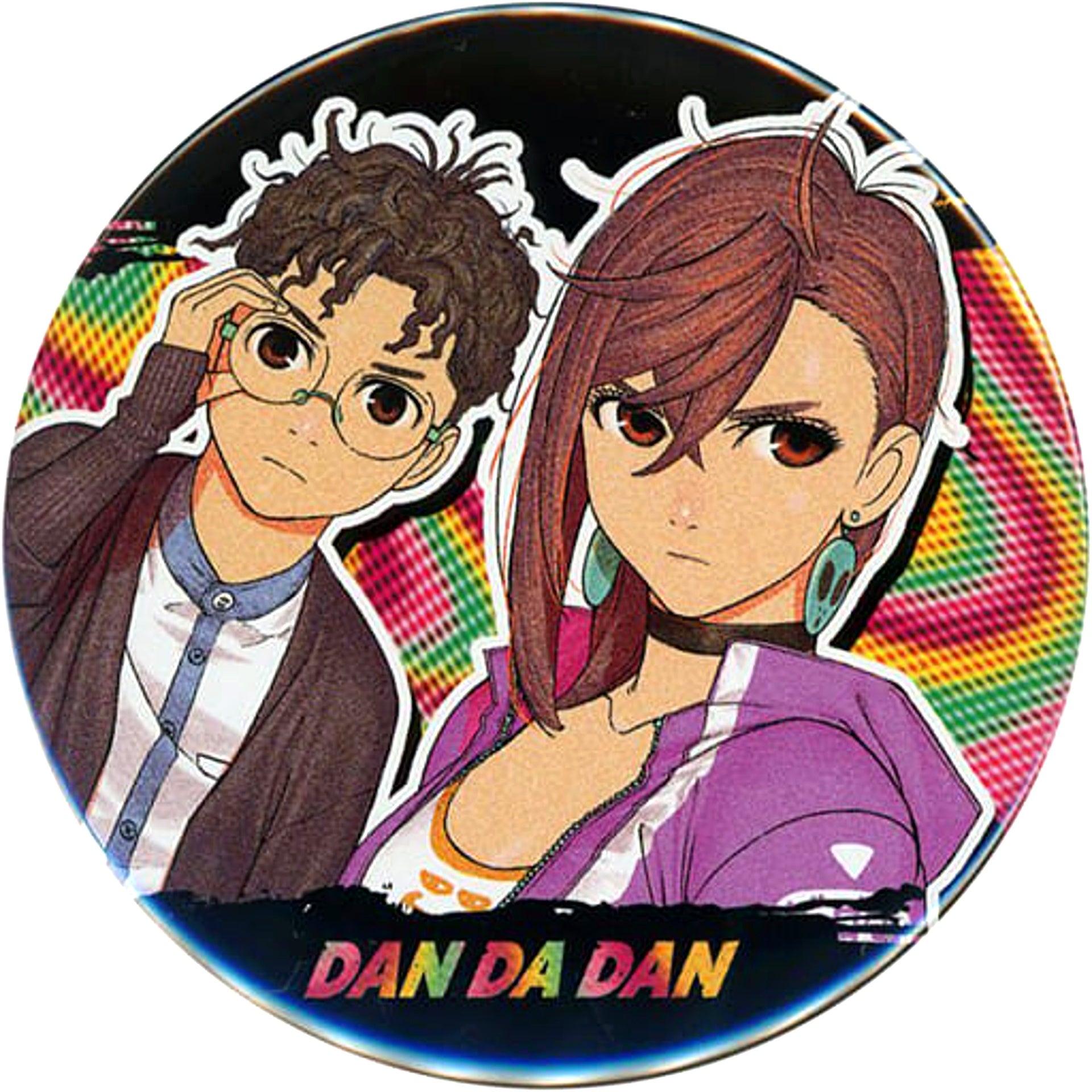 Dandadan Okarun Ken Takakura and Momo Ayase Front View Collection Button Jump NEXT 11FES Goods [USED]