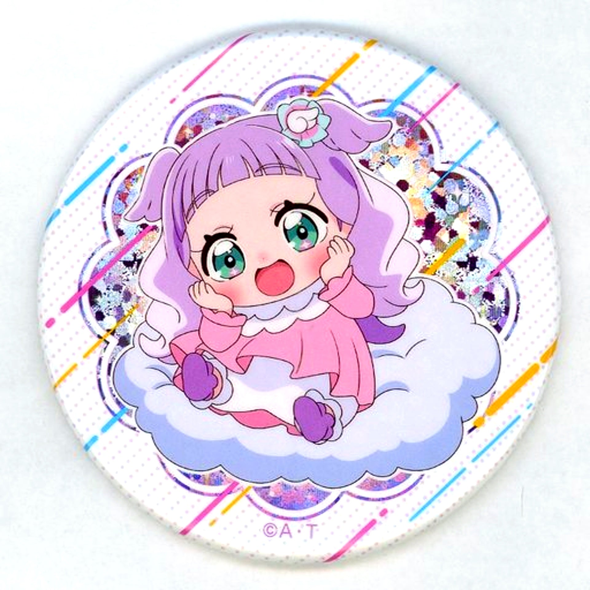 Princess Ellee Soaring Sky! Precure Hologram Button Vol 1 [USED]