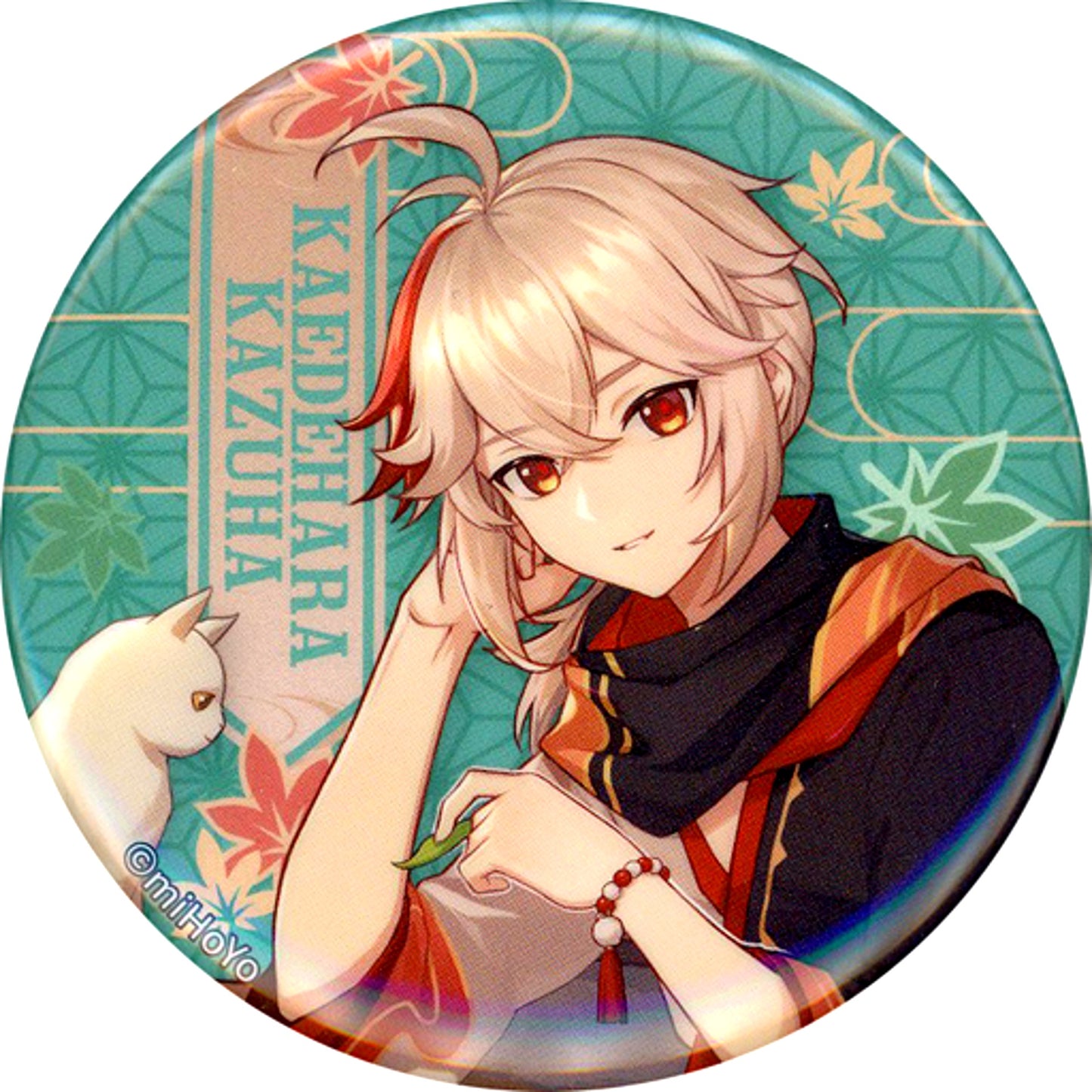 Kazuha Kaedehara Button Genshin Impact Collabo Cafe [USED]