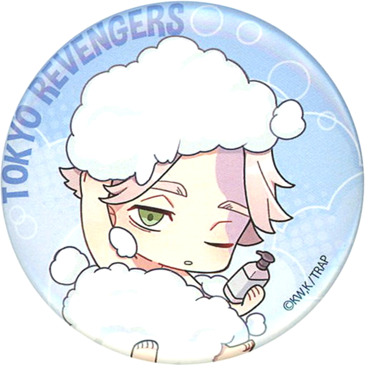 Tokyo Revengers Seishu Inui Bath Ver. Trading Can Badge Gokurakuyu 2 Ver. Gokurakuyu Raku Spa Relax Gokurakujouto! 2nd Limited Buttons [USED]