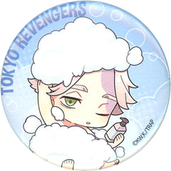 Tokyo Revengers Seishu Inui Bath Ver. Trading Can Badge Gokurakuyu 2 Ver. Gokurakuyu Raku Spa Relax Gokurakujouto! 2nd Limited Buttons [USED]