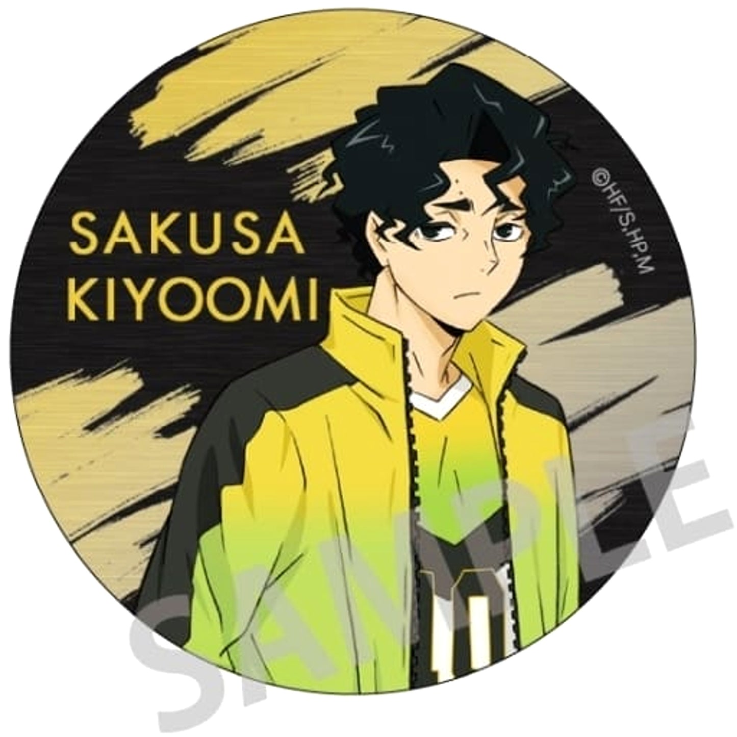 Haikyu!! Kiyomi Sakusa Trading Metal Can Badge B Buttons [USED]
