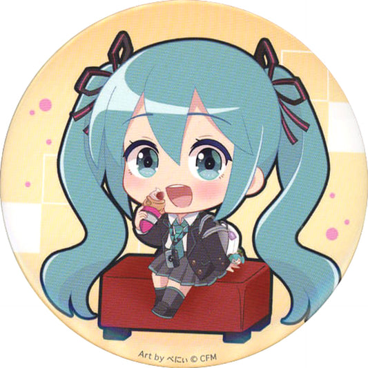 Hatsune Miku School Trip SD VOCALOID Lucky Button Box Button Hannari Kyoto Limited [USED]