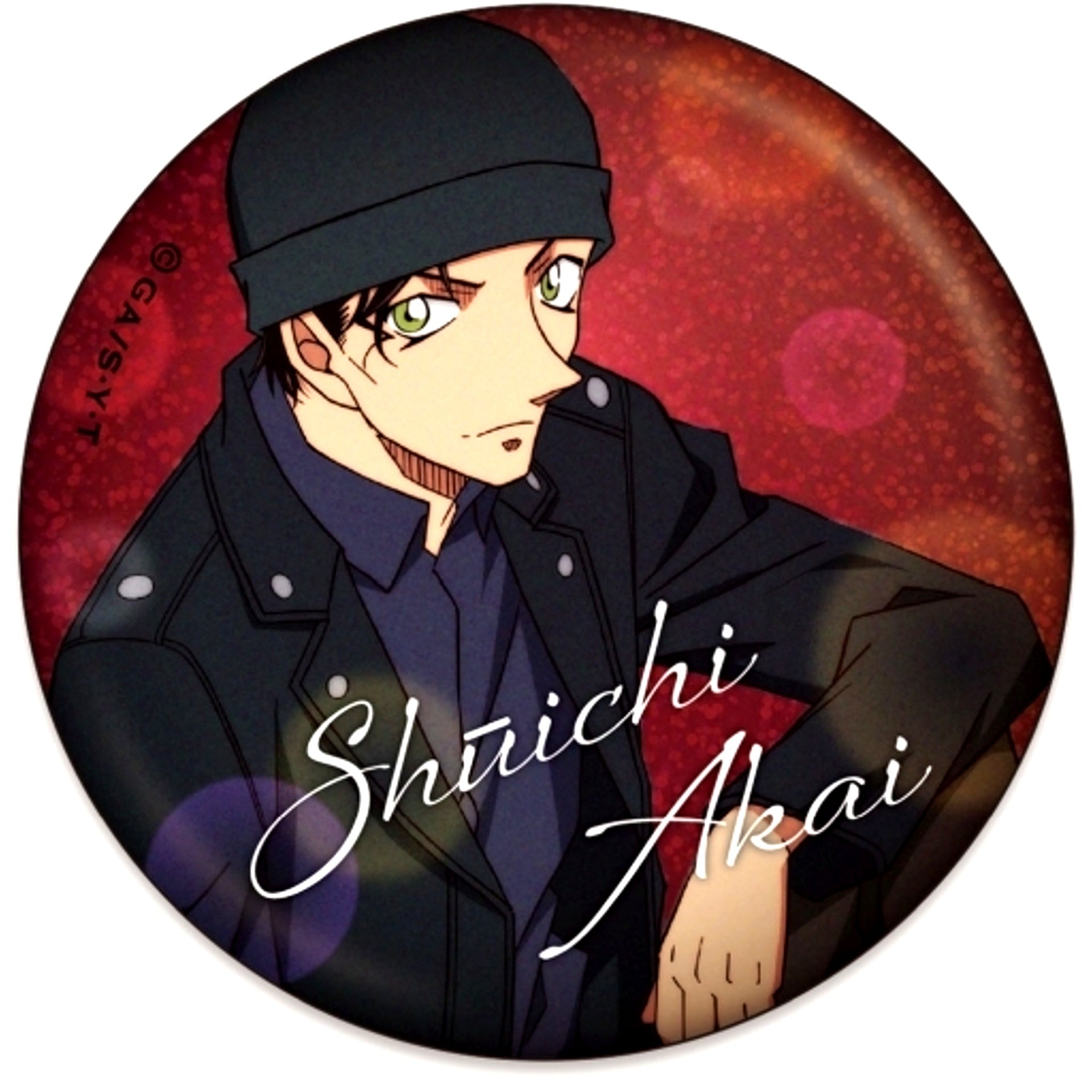 Shuichi Akai filmphoto Detective Conan Hologram Button [USED]