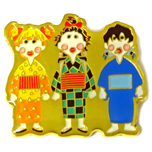 Sumiko & Zenko & Inoko Demon Slayer: Kimetsu no Yaiba Entertainment District Arc Yuru Palette Pins [USED]