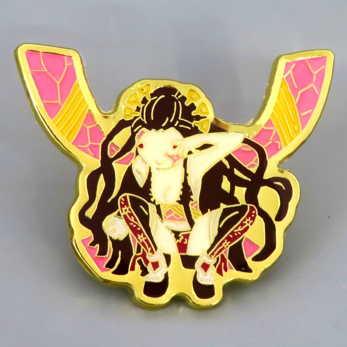 Daki Demon Slayer: Kimetsu no Yaiba Entertainment District Arc Yuru Palette Pins [USED]