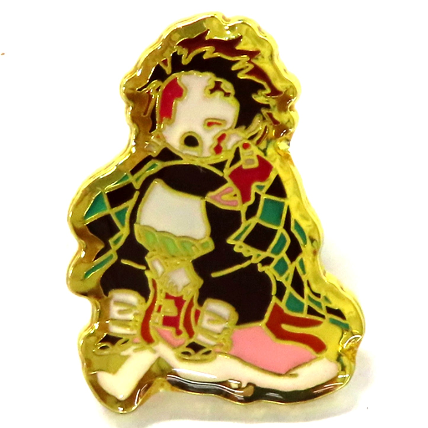 Tanjiro Kamado & Nezuko Kamado Demon Slayer Entertainment District Arc Yuru Palette Pins [USED]