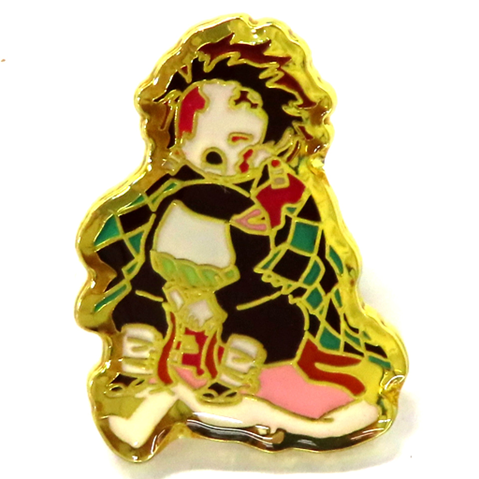 Tanjiro Kamado & Nezuko Kamado Demon Slayer Entertainment District Arc Yuru Palette Pins [USED]