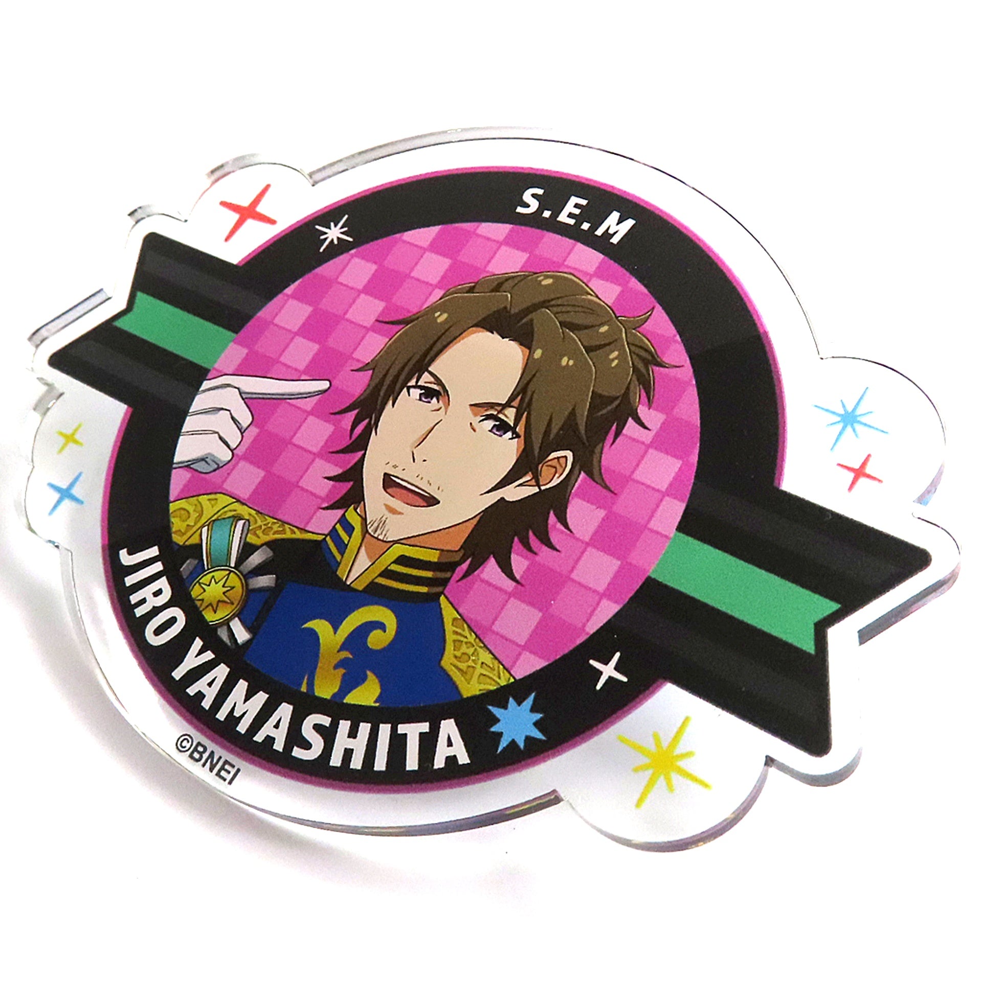 Jiro Yamashita Official Produce Badge The Idolmaster SideM PM 315 Beat of Passion Festival!!! [USED]