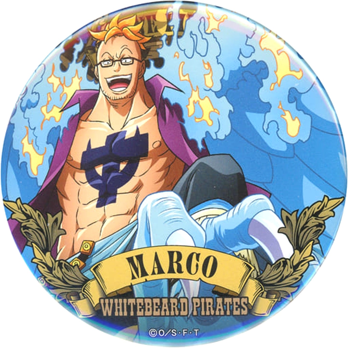 Marco One Piece Ultimate Crew Part 5 Dodeka Button [USED]