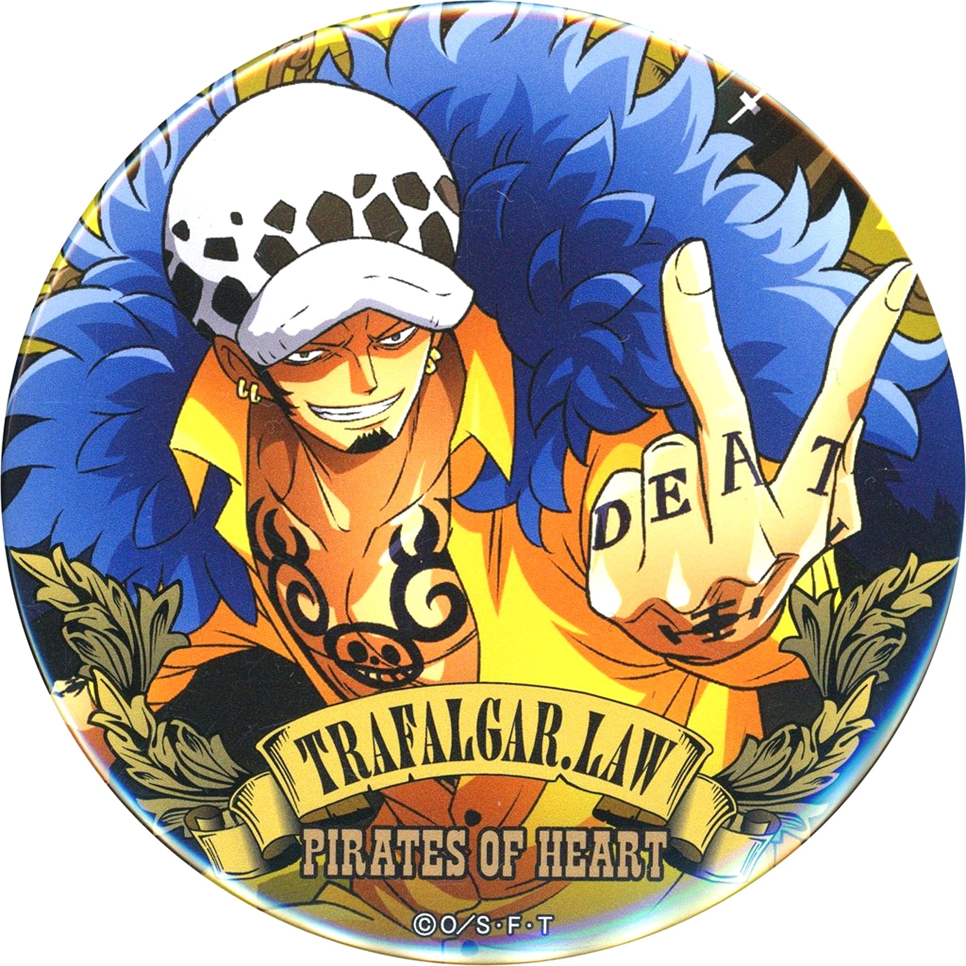 Trafalgar Law One Piece Ultimate Crew Vol.5 Dodeka Button [USED]