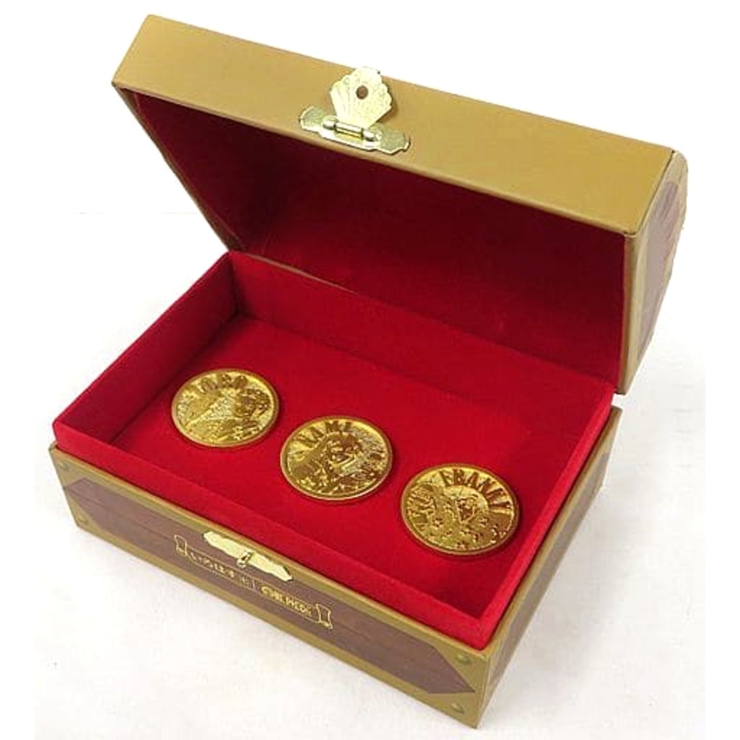 Irohasu Mikan X One Piece Zoro Nami Franky Gold Medal Badge Gentei o Atechaou Campaign B Course Winning Item Set of 3 Buttons [USED]