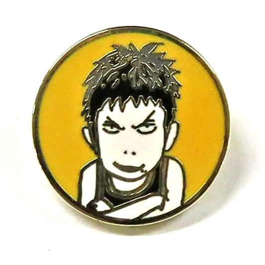 Slam Dunk Hisashi Mitsui Yellow Original Pin Badge Buttons [USED]