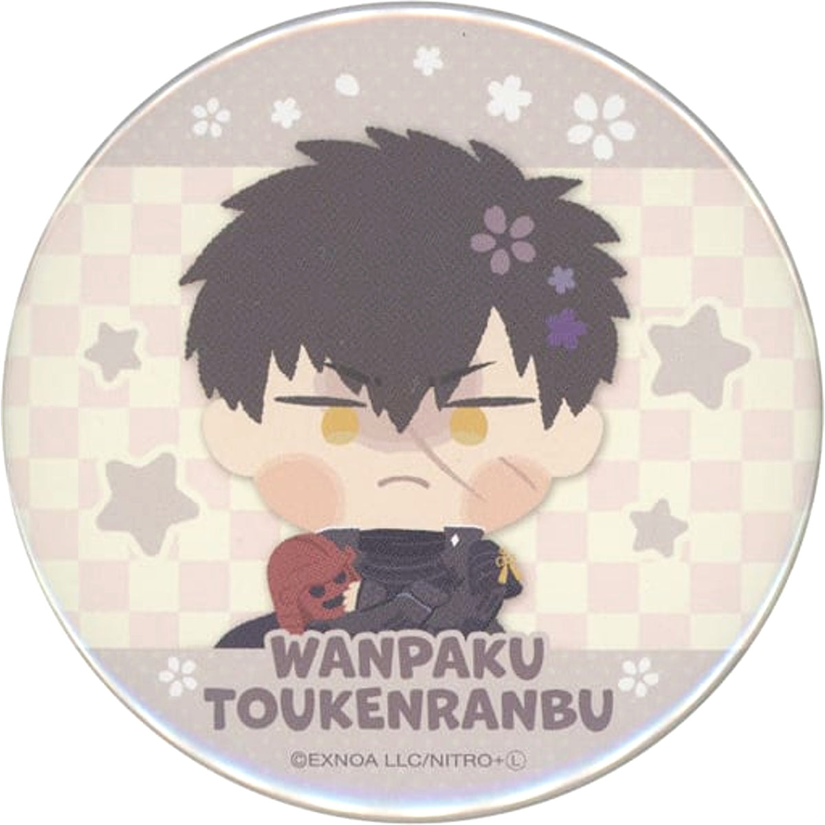 Wanpaku! Touken Ranbu Doutanuki Masakuni Can Badge 10 Pop Up Shop Minna ni Goaisatsu Limited Buttons [USED]