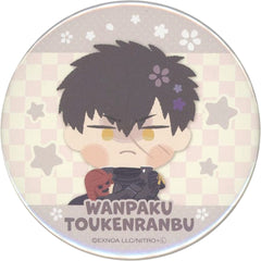 Wanpaku! Touken Ranbu Doutanuki Masakuni Can Badge 10 Pop Up Shop Minna ni Goaisatsu Limited Buttons [USED]