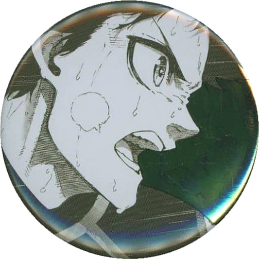 Blue Lock Yoichi Isagi Facing Right Favorite Character Badge Collection Blue Rock Exhibition Limited Buttons [USED]