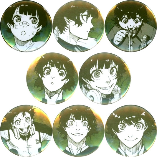 Set of 8 Meguru Bachira Blue Lock BLUE LOCK Exhibition Chara Badge Collection Button [USED]