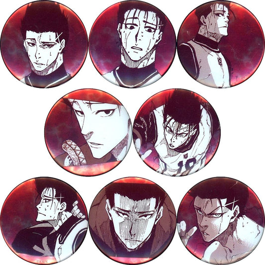 Set of 8 Shouei Barou Blue Lock BLUE LOCK Exhibition Chara Badge Collection Button [USED]