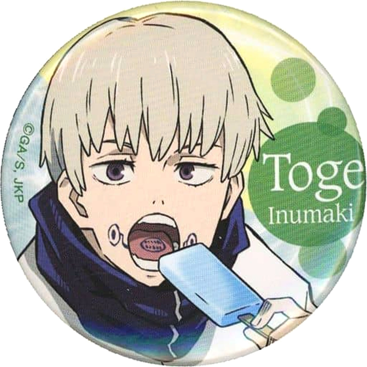 Jujutsu Kaisen Toge Inumaki Character Badge Collection Ice Series Newly Drawn Buttons [USED]
