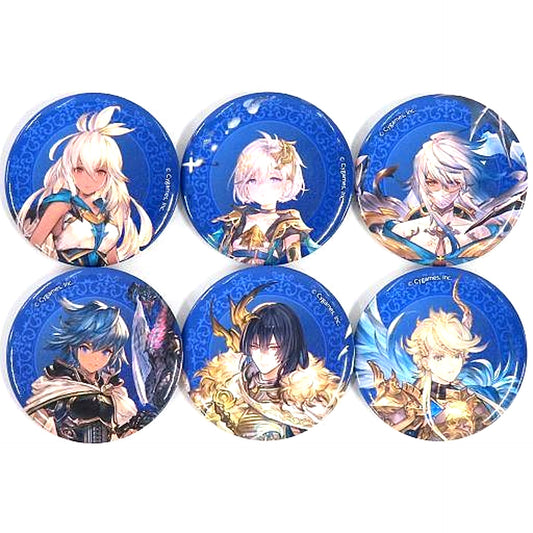 Set of 6 Granblue Fantasy Original Ver. Chara Badge Collection 8th Anniversary Ver. [USED]
