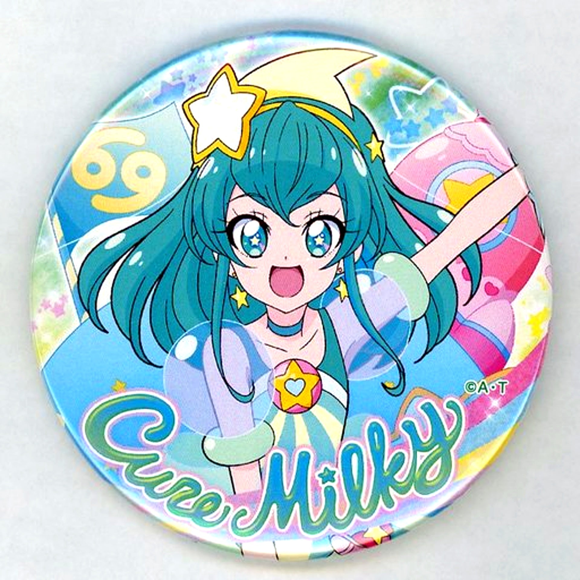 Cure Milky Birthday Sweets Collection Huge Badge Star Twinkle Precure Cure Milky Birthday Fair Pretty Store Ltd [USED]