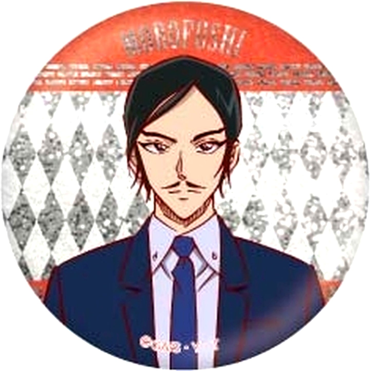 Takaaki Morofushi Detective Conan Trading Metallic Button M [USED]