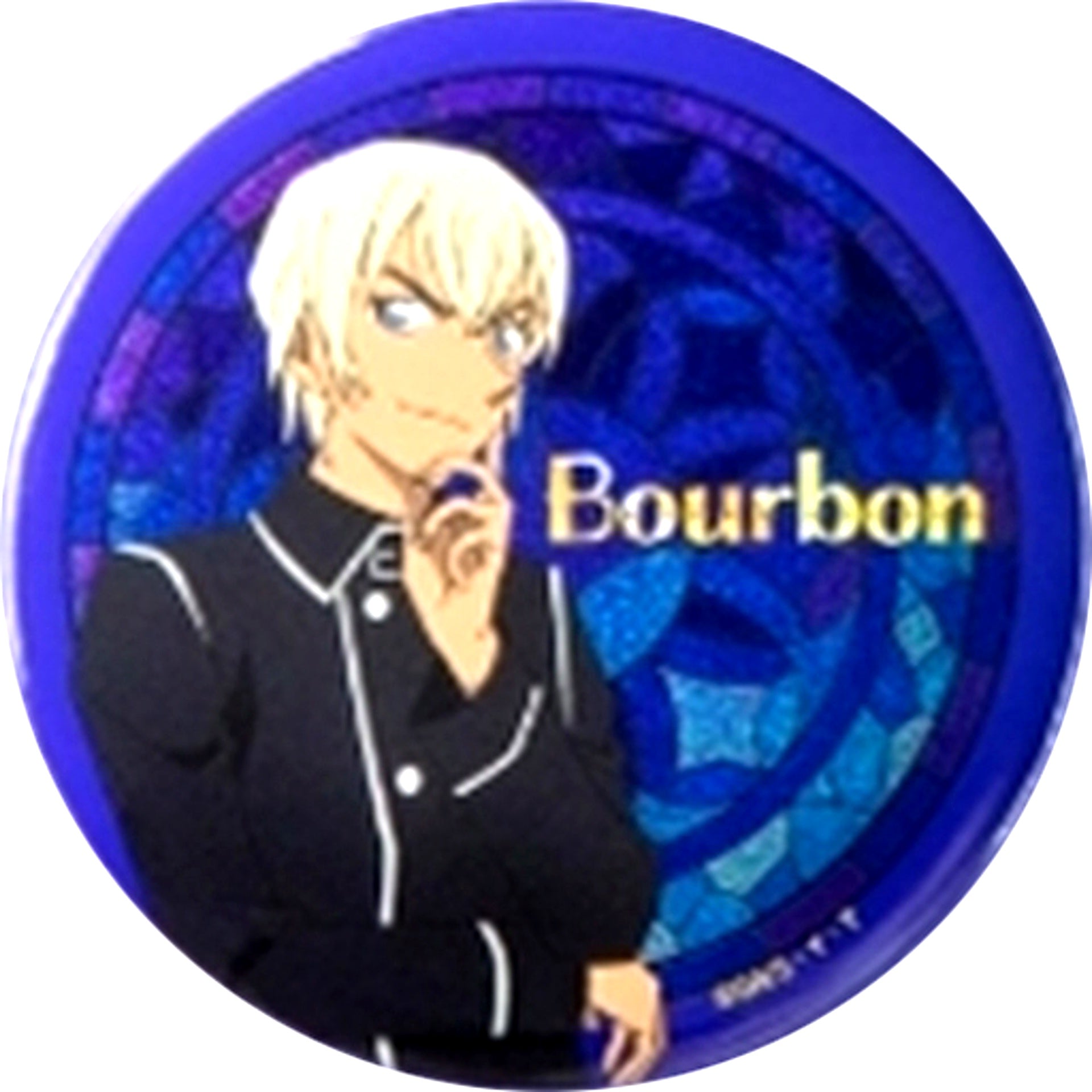 Bourbon Detective Conan Big Glitter Random Button Gothic Ver. [USED]