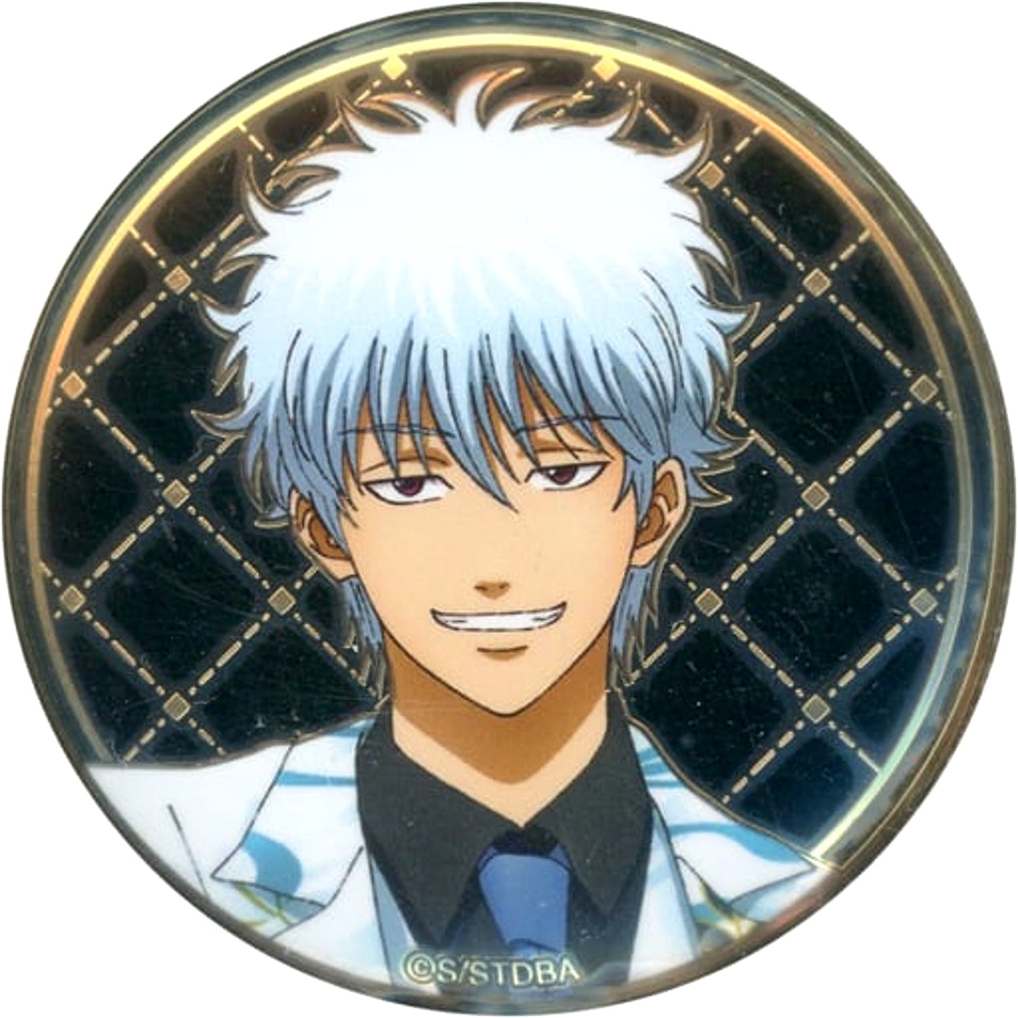 Gintama Gintoki Sakata Ultimetal Badge Collection Buttons [USED]