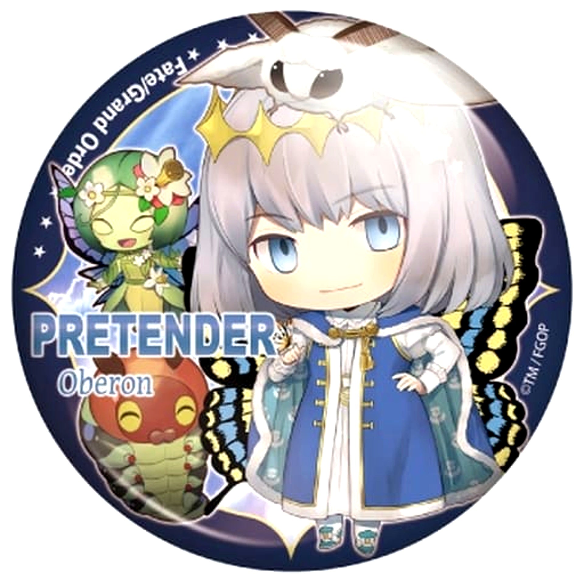 Fate/Grand Order Pretender Oberon CharaToria Can Badge Vol.8 [USED]