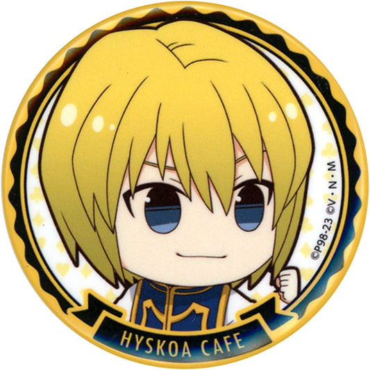 Kurapika SD HUNTERxHUNTER x animatecafe Magician Hisoka Hisocafe Trading Button [USED]