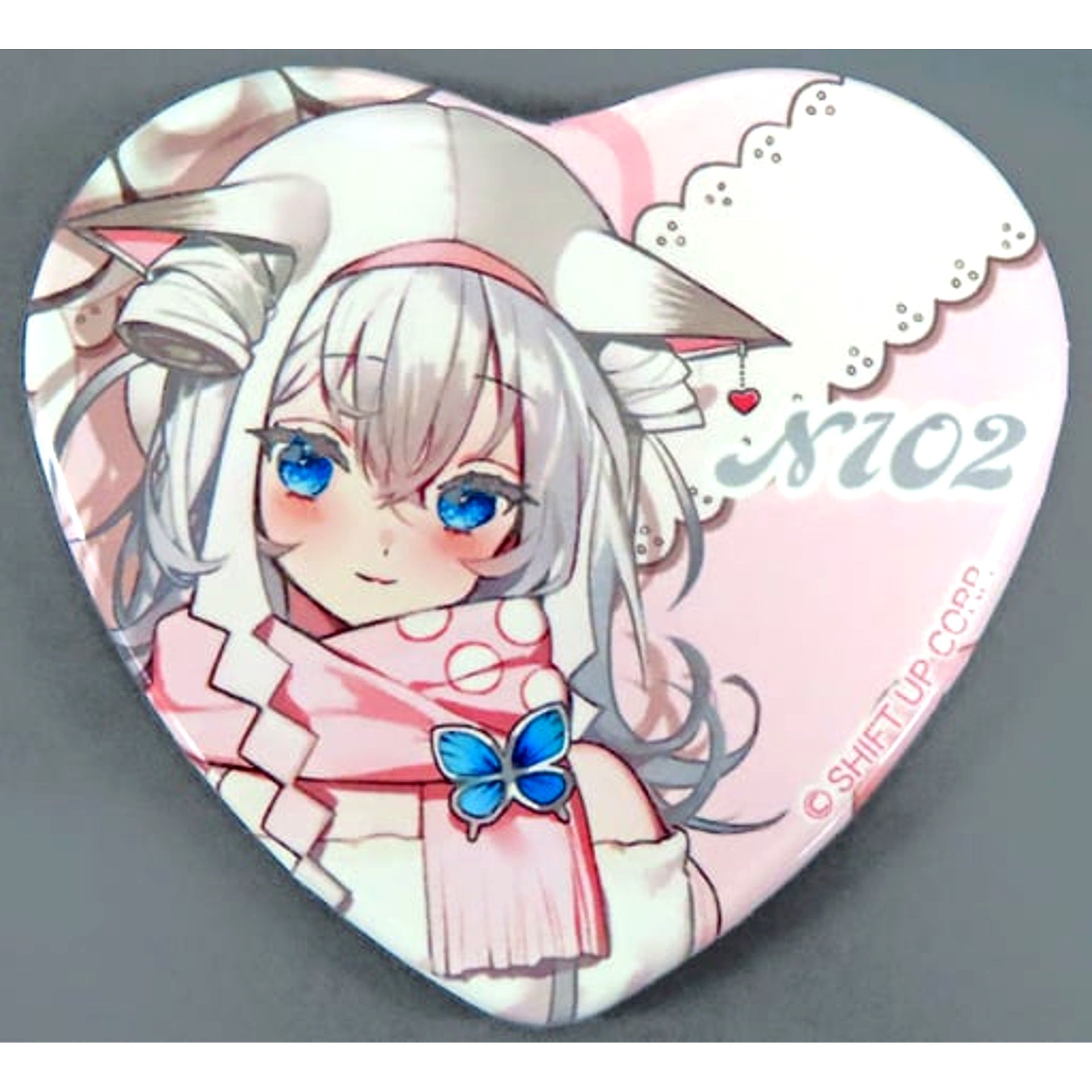 N102 Goddess of Victory NIKKE Heart Shape Button Valentine ver. [USED]