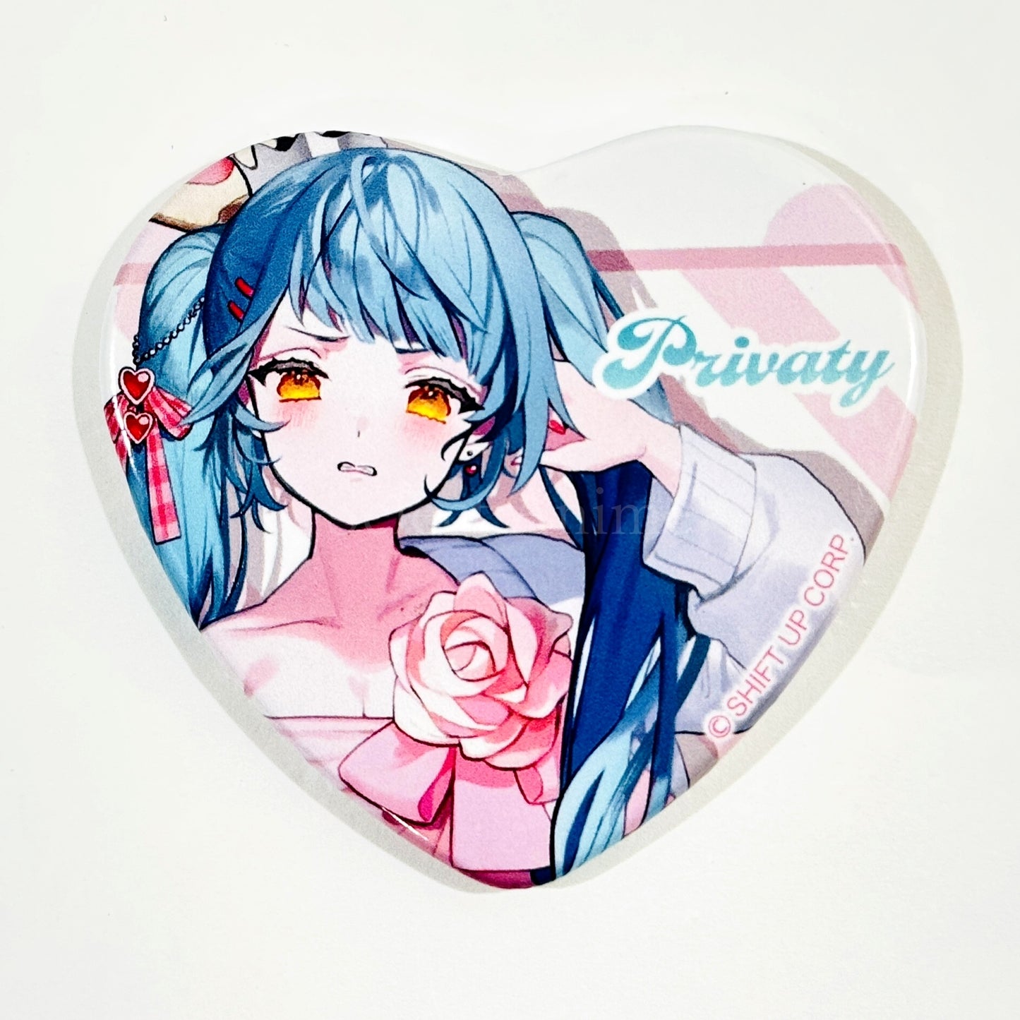 Privaty Goddess of Victory NIKKE Heart Shape Button Valentine ver. [USED]