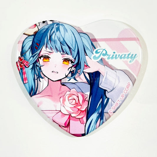 Privaty Goddess of Victory NIKKE Heart Shape Button Valentine ver. [USED]