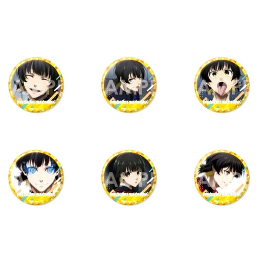 Set of 6 Meguru Bachira Blue Lock Full Selection Button [USED]
