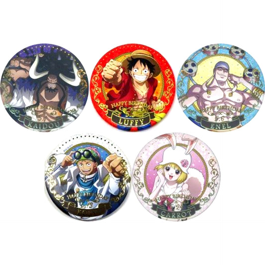 Set of 5 One Piece Birthday Jewelry Button May 2023 Mugiwara Store Limited [USED]