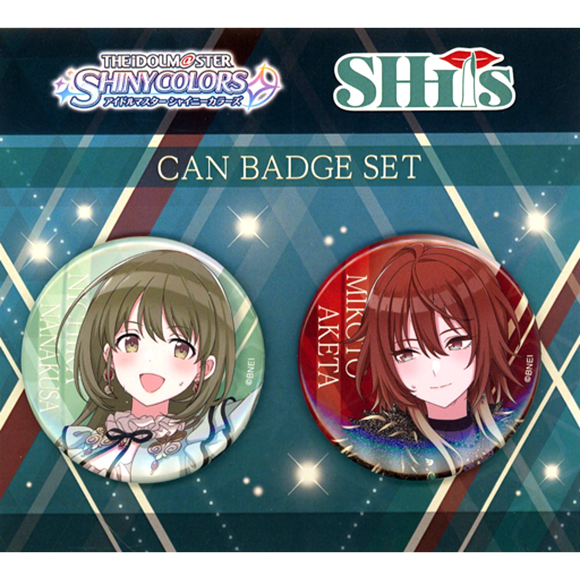 SHHis After Party Badge Set of 2 The Idolmaster Shiny Colors [USED]