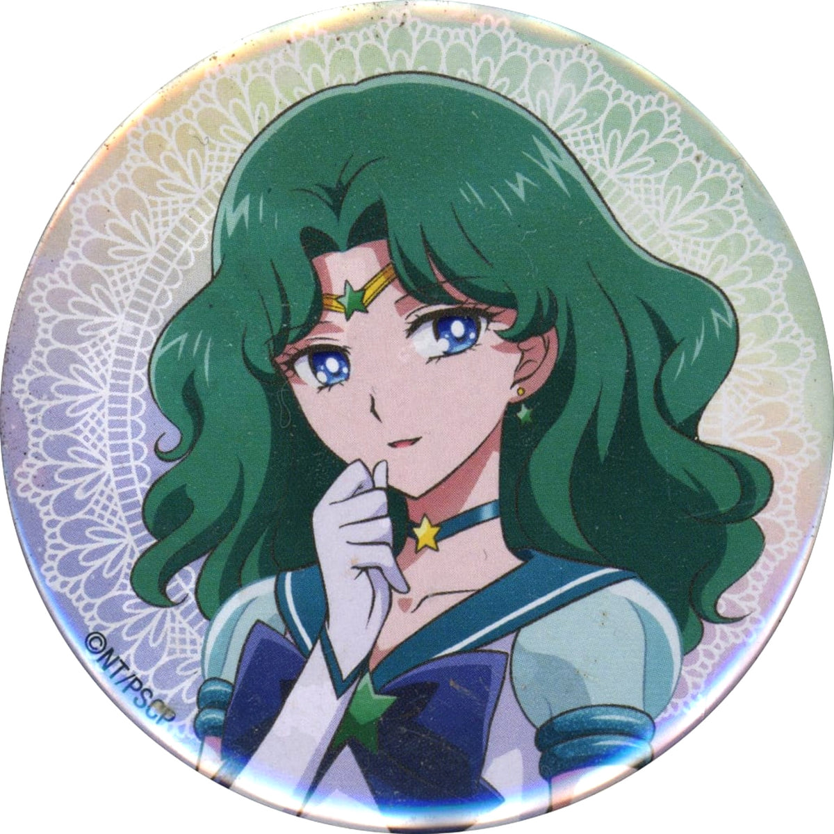 Sailor Moon Cosmos Part 2 Eternal Sailor Neptune Trading Can Badge Theater Limited Buttons [USED]